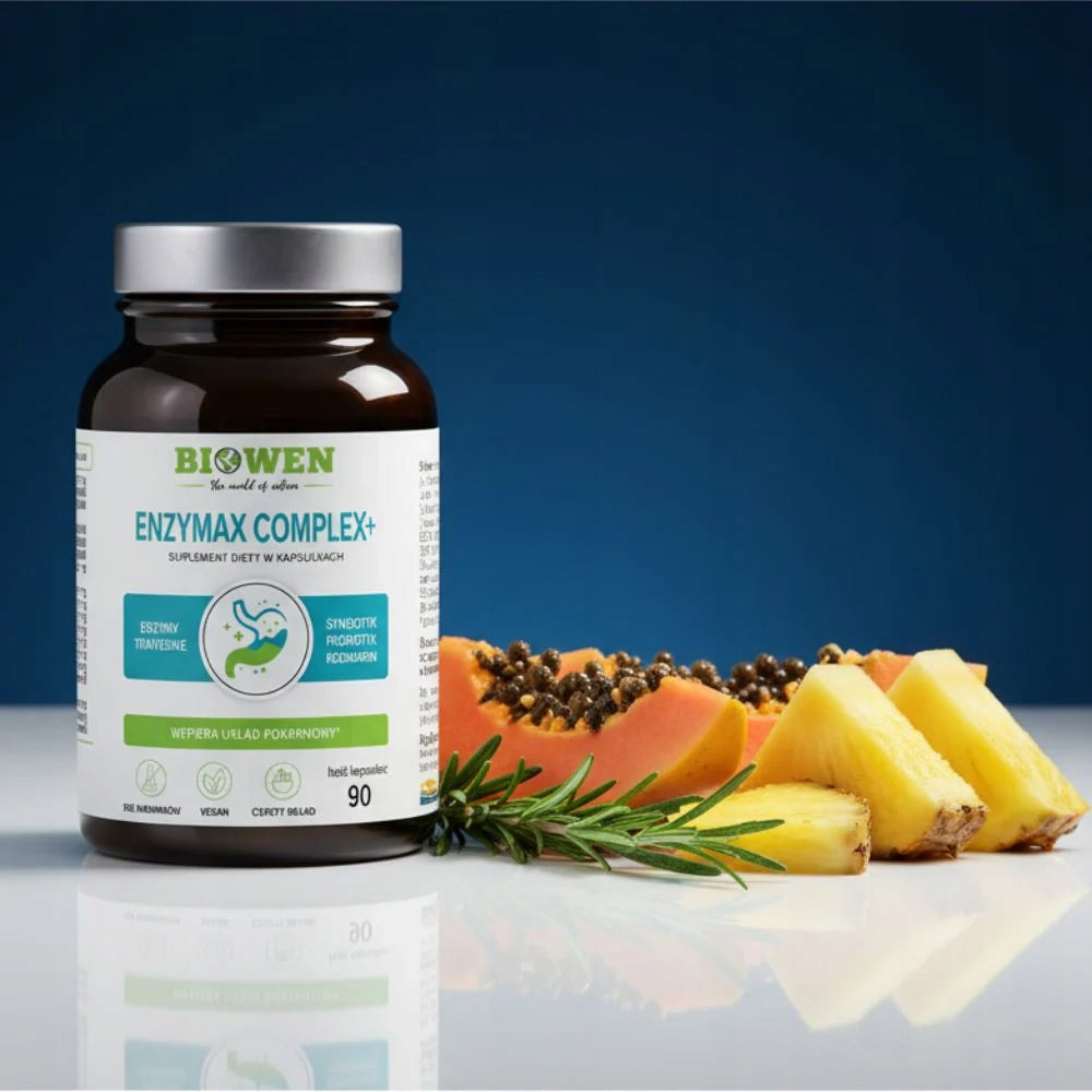 Biowen ENZYMAX COMPLEX Digestive Enzymes 90 capsules Expiration date not specified