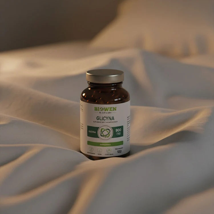 Biowen GLYCINE 900 mg 100 capsules Packaging status original