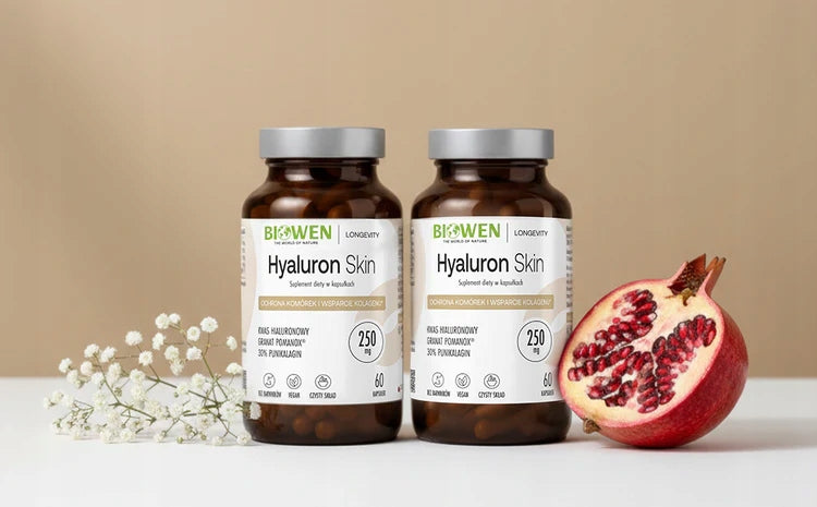 Biowen HYALURON SKIN 60 Capsules HYALURONIC ACID Vitamin C Packaging status original
