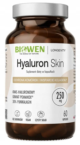 Biowen HYALURON SKIN 60 Capsules HYALURONIC ACID Vitamin C