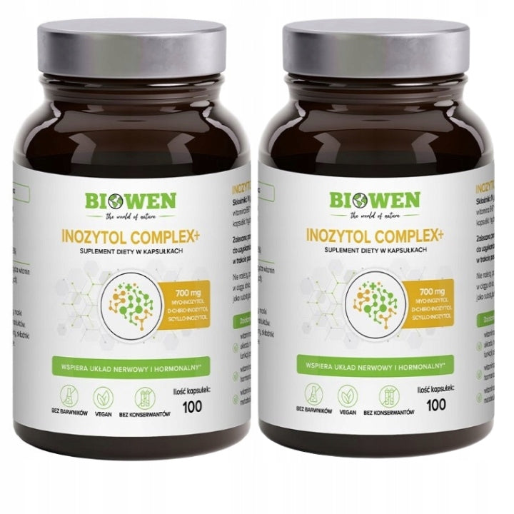 Biowen Inositol Complex + 100 kaps IMMUNITY Wit B8 Glycogen metabolism