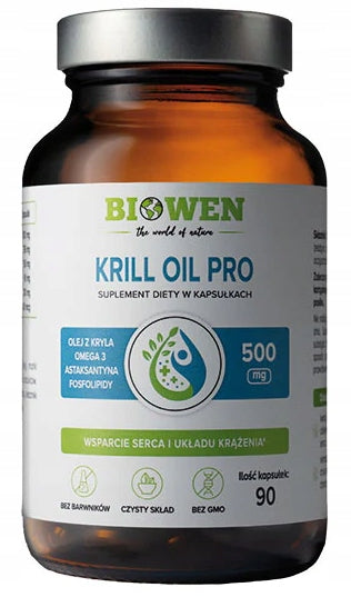 Biowen KRILL OIL PRO - KRILL OIL 90 capsules EPA DHA