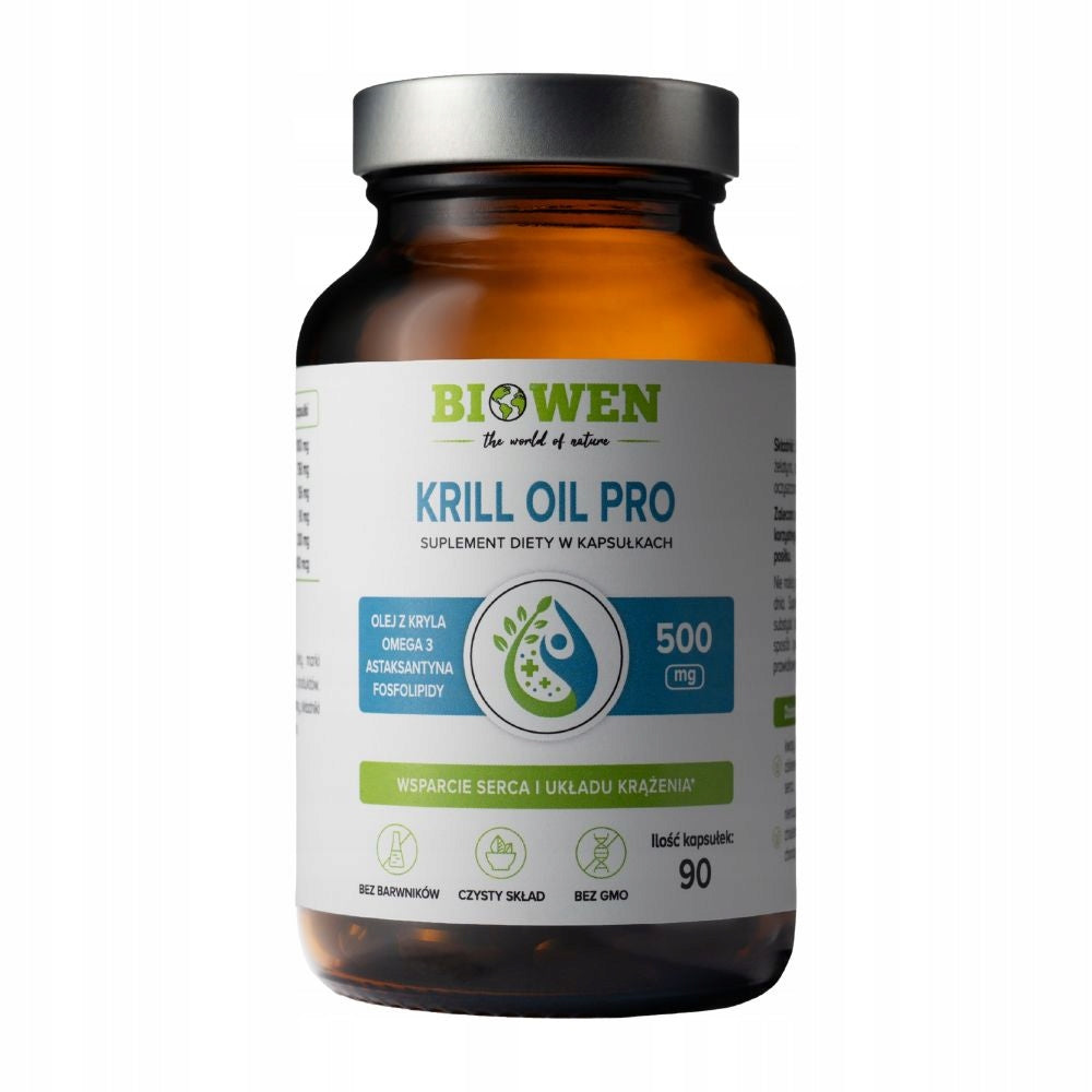 Biowen Krill Oil Pro omega acids krill oil astaxanthin 90 capsules