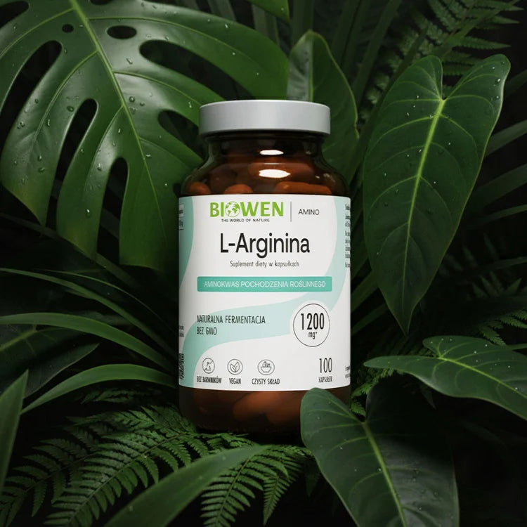 Biowen L-ARGININE 600mg CIRCULATION MUSCLE REGENERATION STRENGTH Pure composition Packaging status original