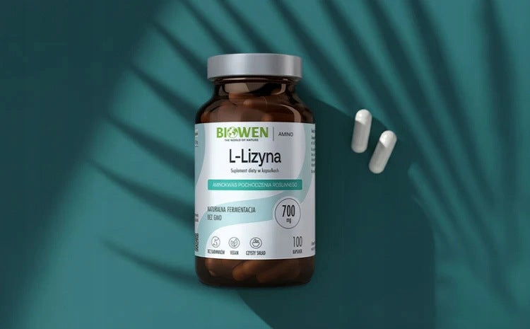 Biowen L-LYSINE 100 capsules AMINO ACID Expiration date not specified