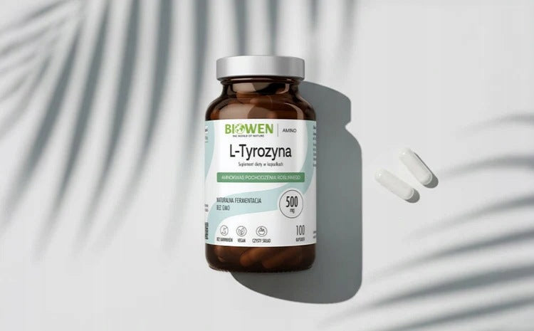Biowen L-TYROSINE 500 mg 100 capsules AMINO ACID Expiration date not specified