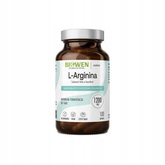 Biowen L-arginine 100 caps.