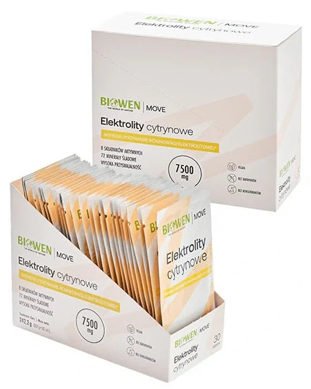 Biowen LEMON ELECTROLYTES in SACHETS 30 pieces