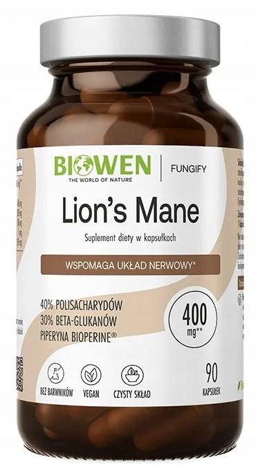 Biowen LION'S MANE 400 mg LION'S MANE 90 capsules