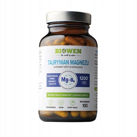 Biowen Magnesium Taurate with Vitamin B6 (100caps)