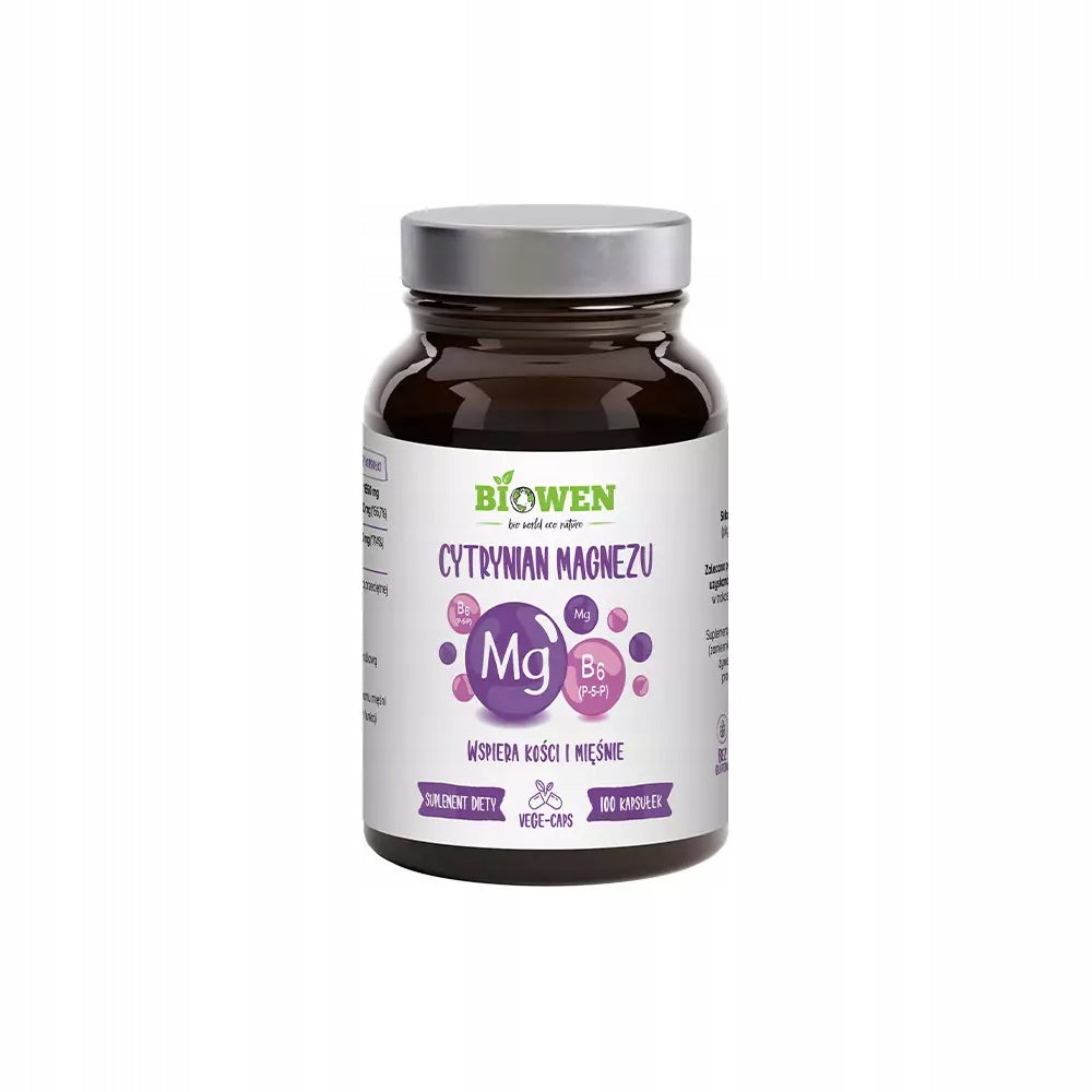 Biowen Magnesium citrate – highly absorbable magnesium with a pure composition