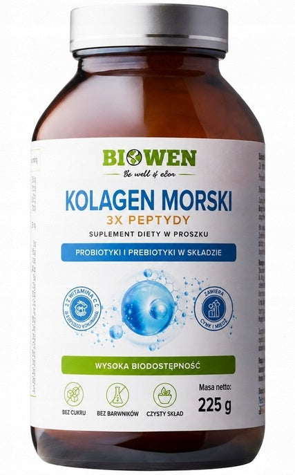 Biowen Marine Collagen 3x Peptides 225g