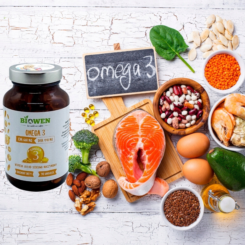 Biowen Omega 3 660mg EPA 440mg DHA 90 capsules Peruvian anchovy oil Manufacturer code 5904806120564