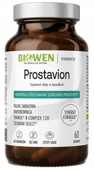 Biowen PROSTAVION 60 capsules SAW PALMETTO SELENIUM Willow