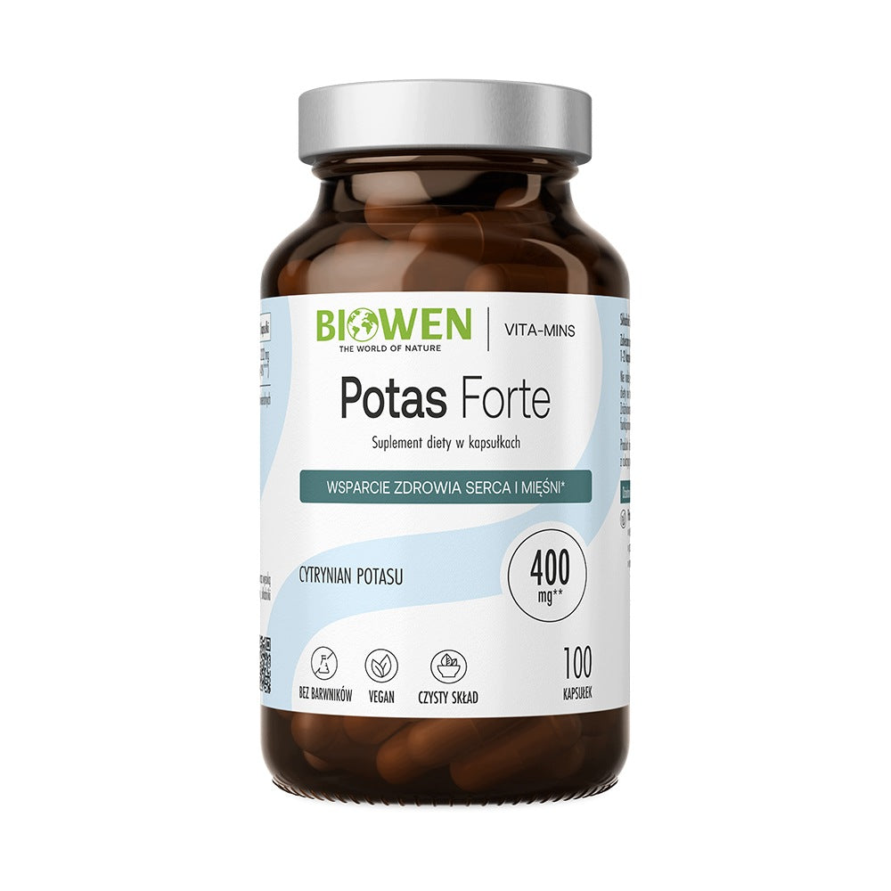 Biowen Potassium Forte potassium citrate 400 mg 100 capsules