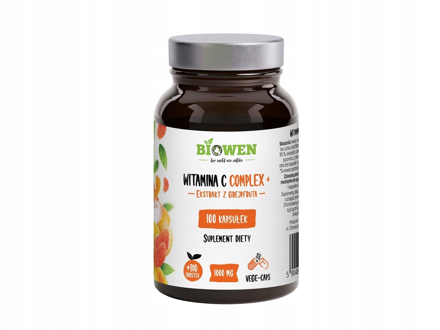 Biowen Vitamin C Complex dietary supplement immunity 100 capsules Packaging status original
