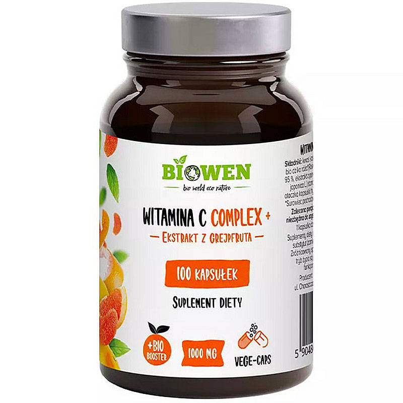 Biowen Vitamin C Complex dietary supplement immunity 100 capsules