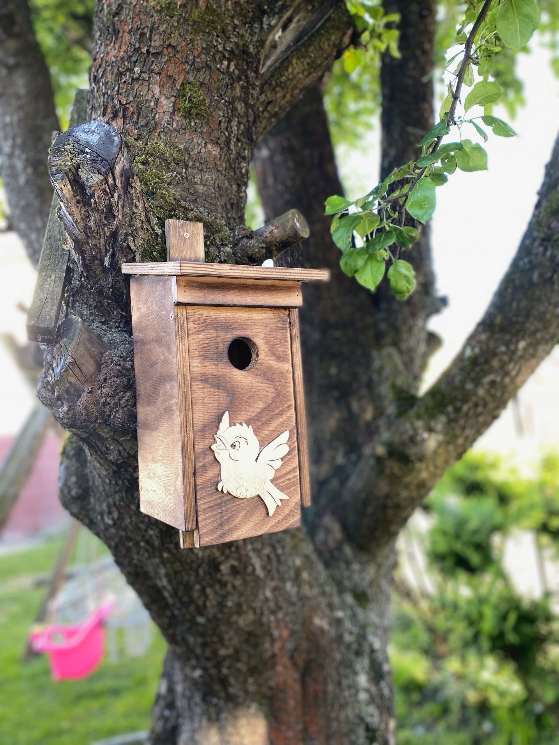 Bird Breeding Box Type A Wooden Hanger Hole House XXL Feeder Manufacturer code 0029