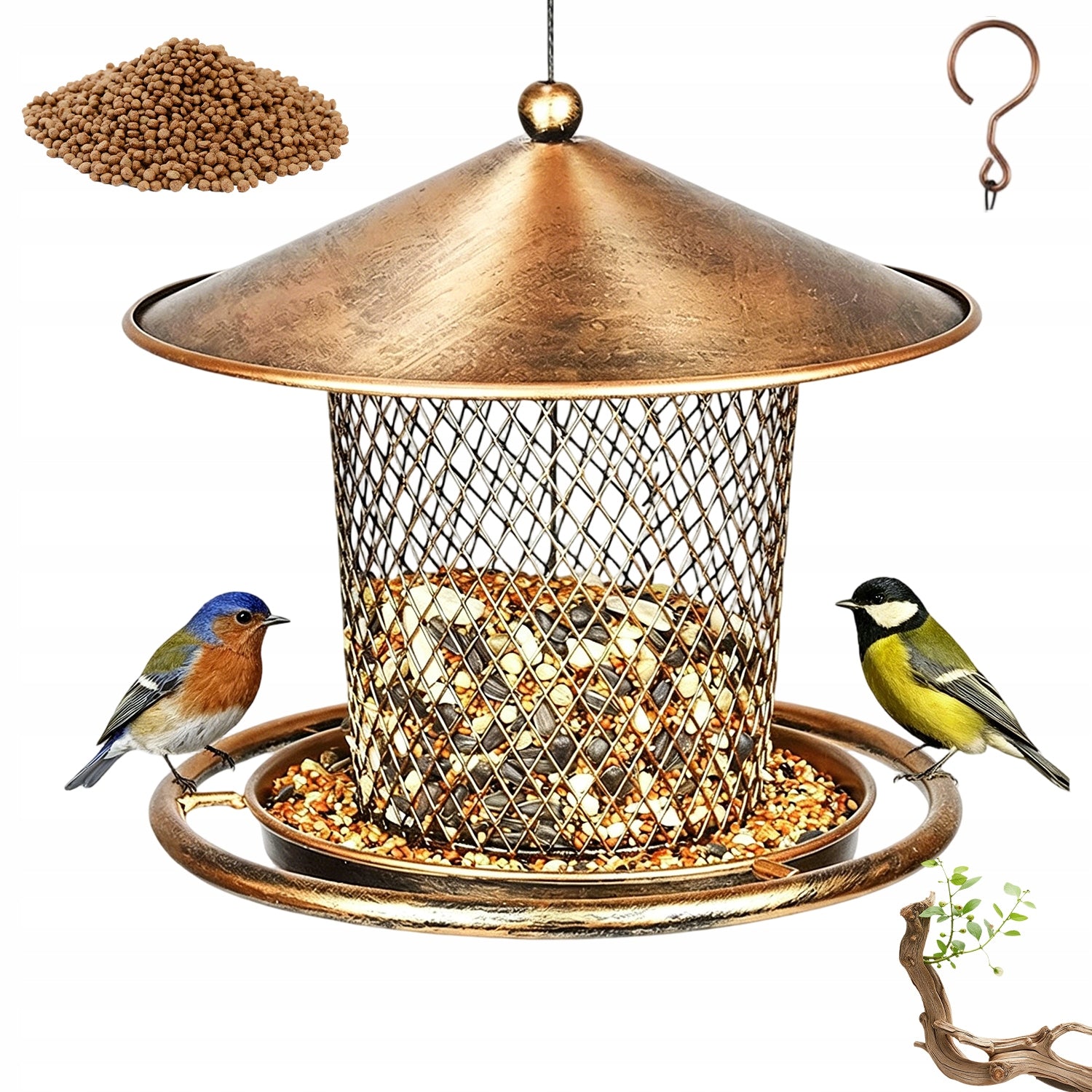 Bird Drinker Cast Iron Drinker (Iron Bird Feeder)