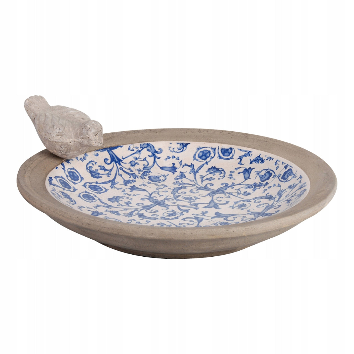 Bird Drinker Ceramic Bowl Bathtub Retro Bird Feeder Type nesting box (feeder)
