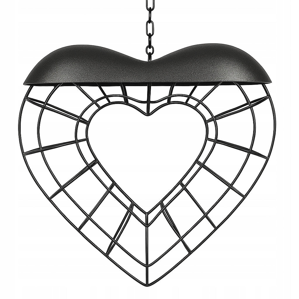 Bird Feeder Heart Hanging Metal For Fat Balls Manufacturer code Karma Pokarm