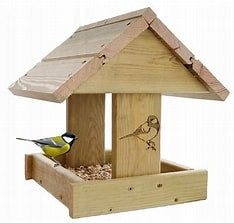 Bird feeder for self-assembly, wooden polish manufacturer