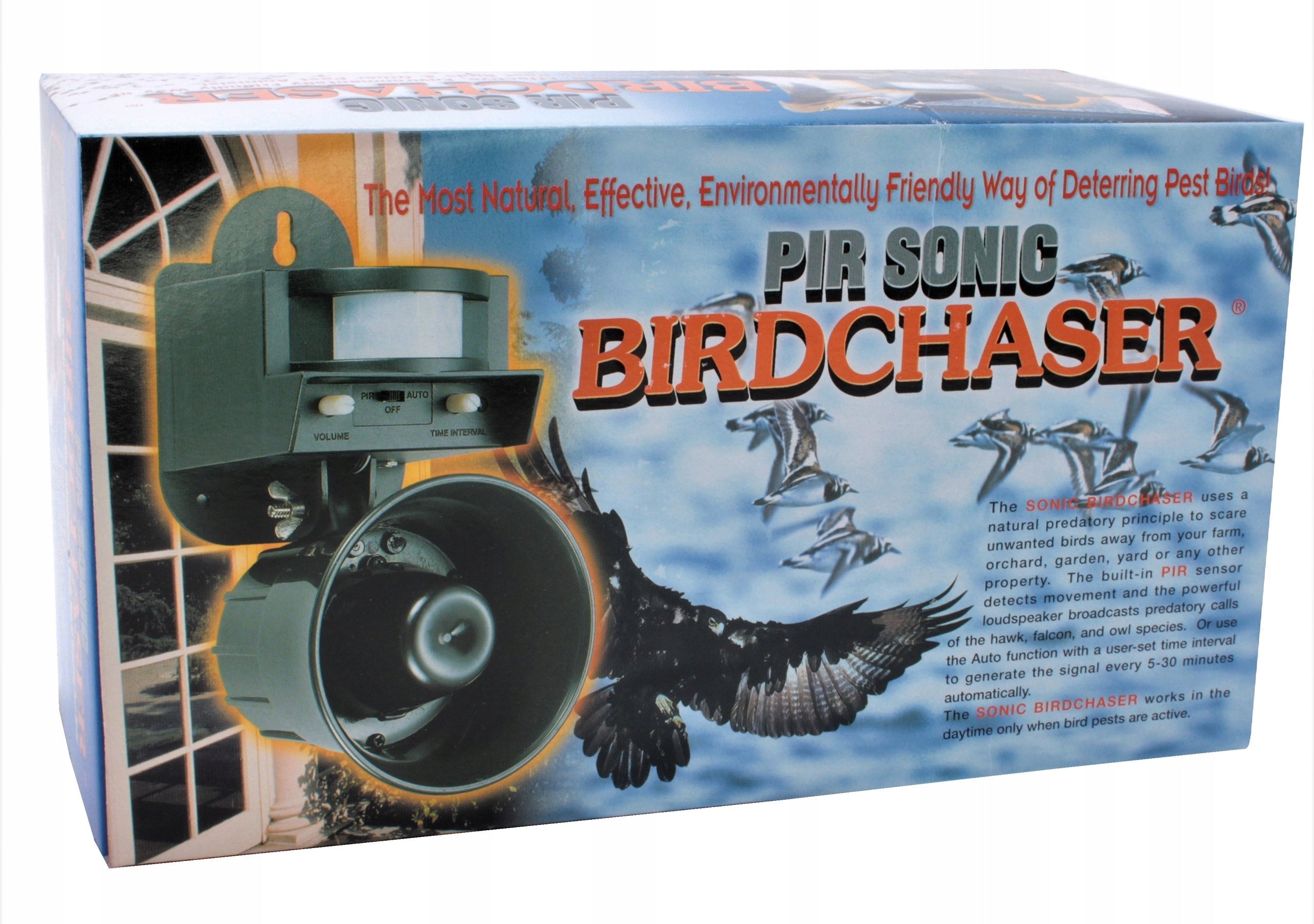 Bird repellent LS-2001 BIRDCHASER sound, starlings, sparrows, pigeons EAN (GTIN) 5903738810840