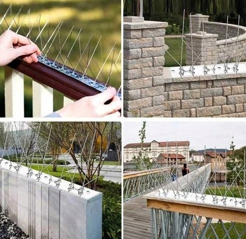 Bird spikes pigeons strong stainless very dense against birds 50 cm Brand no brand