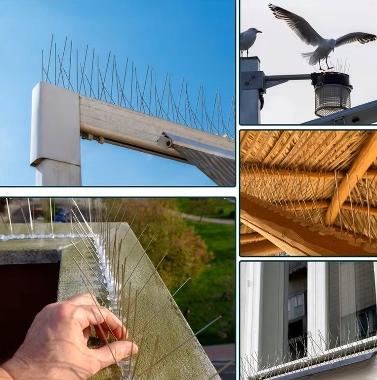 Bird spikes pigeons strong stainless very dense against birds 50 cm Customs tariff code 73269098