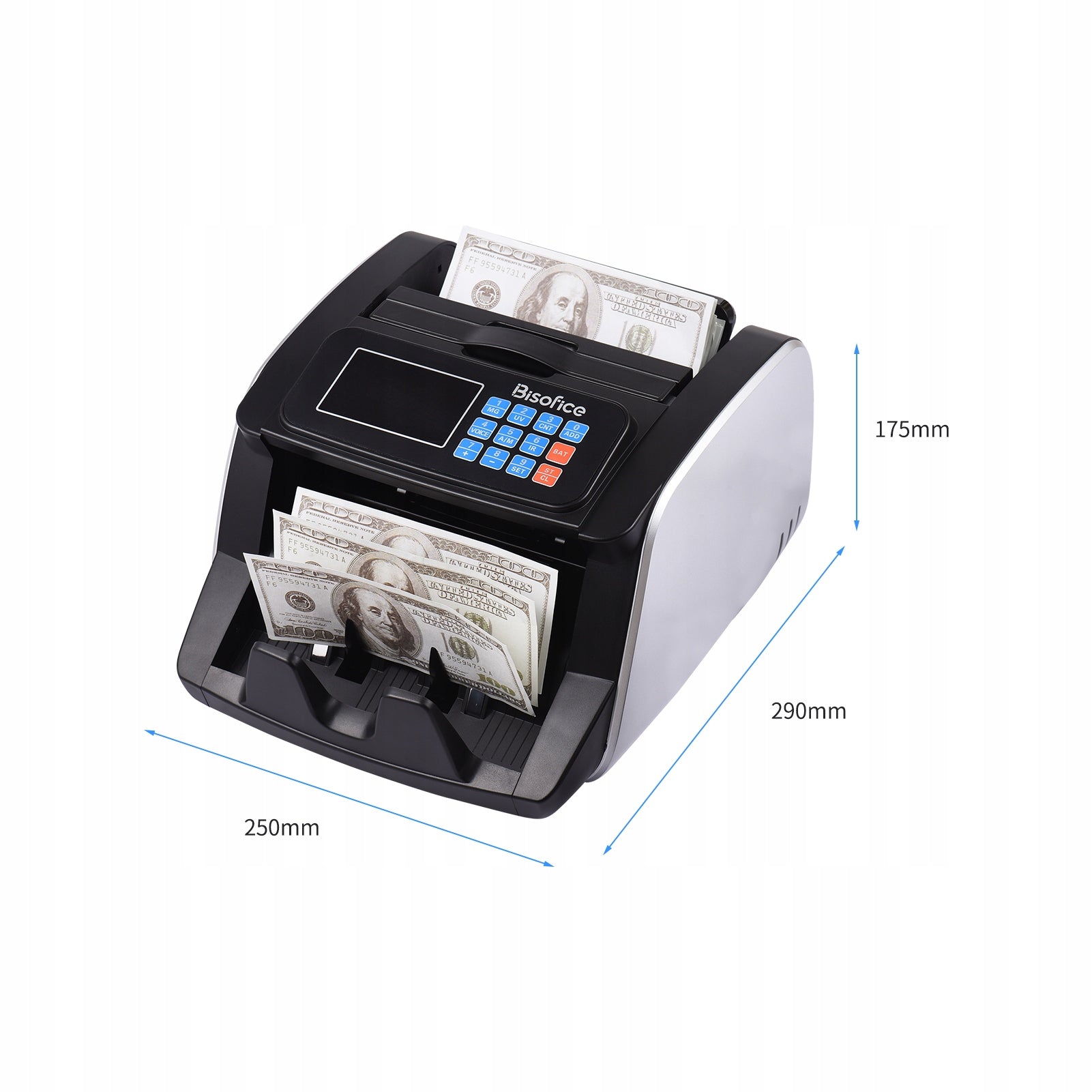 Bisofice Money Counter Machine FaberFioli Detector Automatic QJ