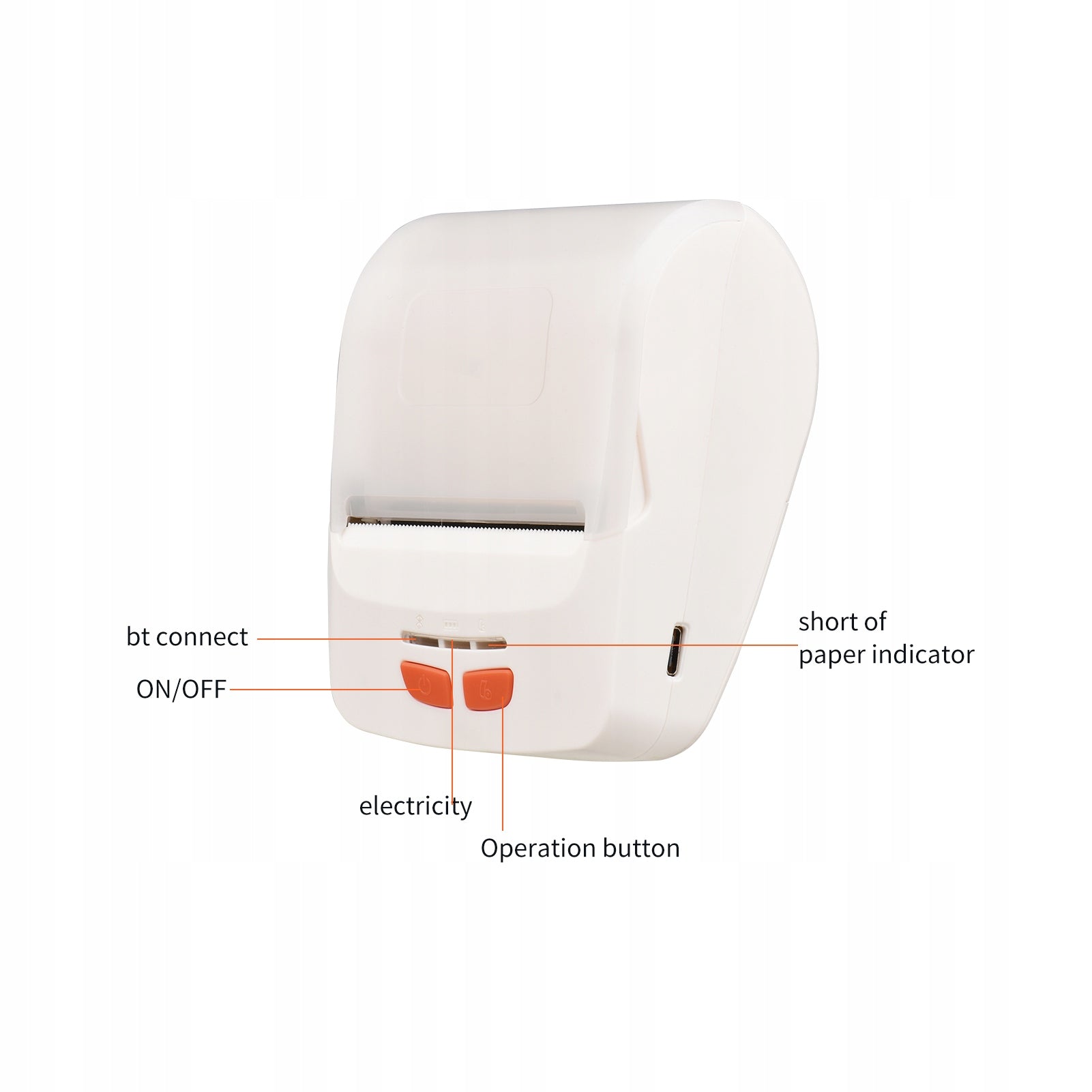 Bisofice Portable 58mm Mobile Printer 0Y