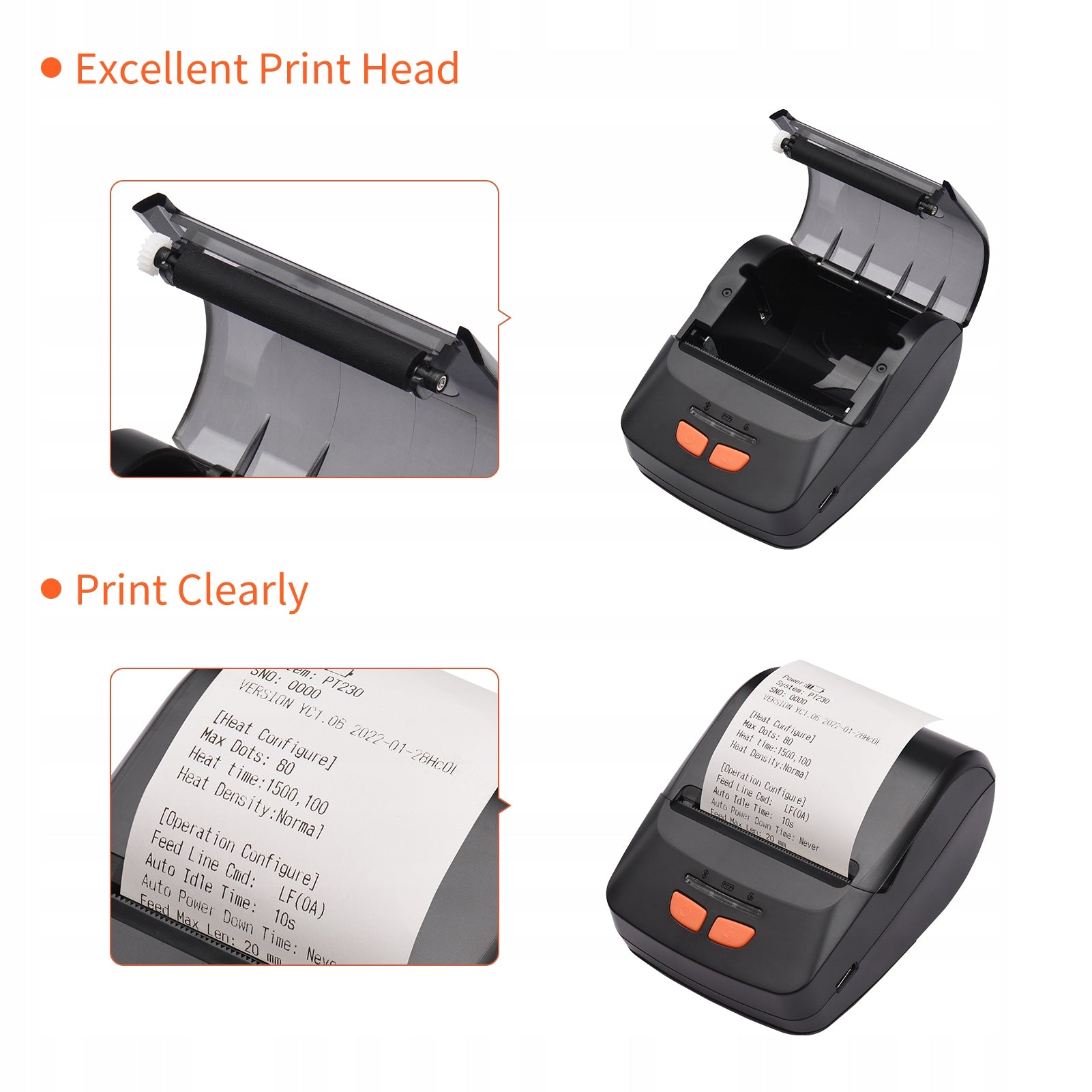 Bisofice Receiver Printer Portable 58mm Mobile D7 Printer