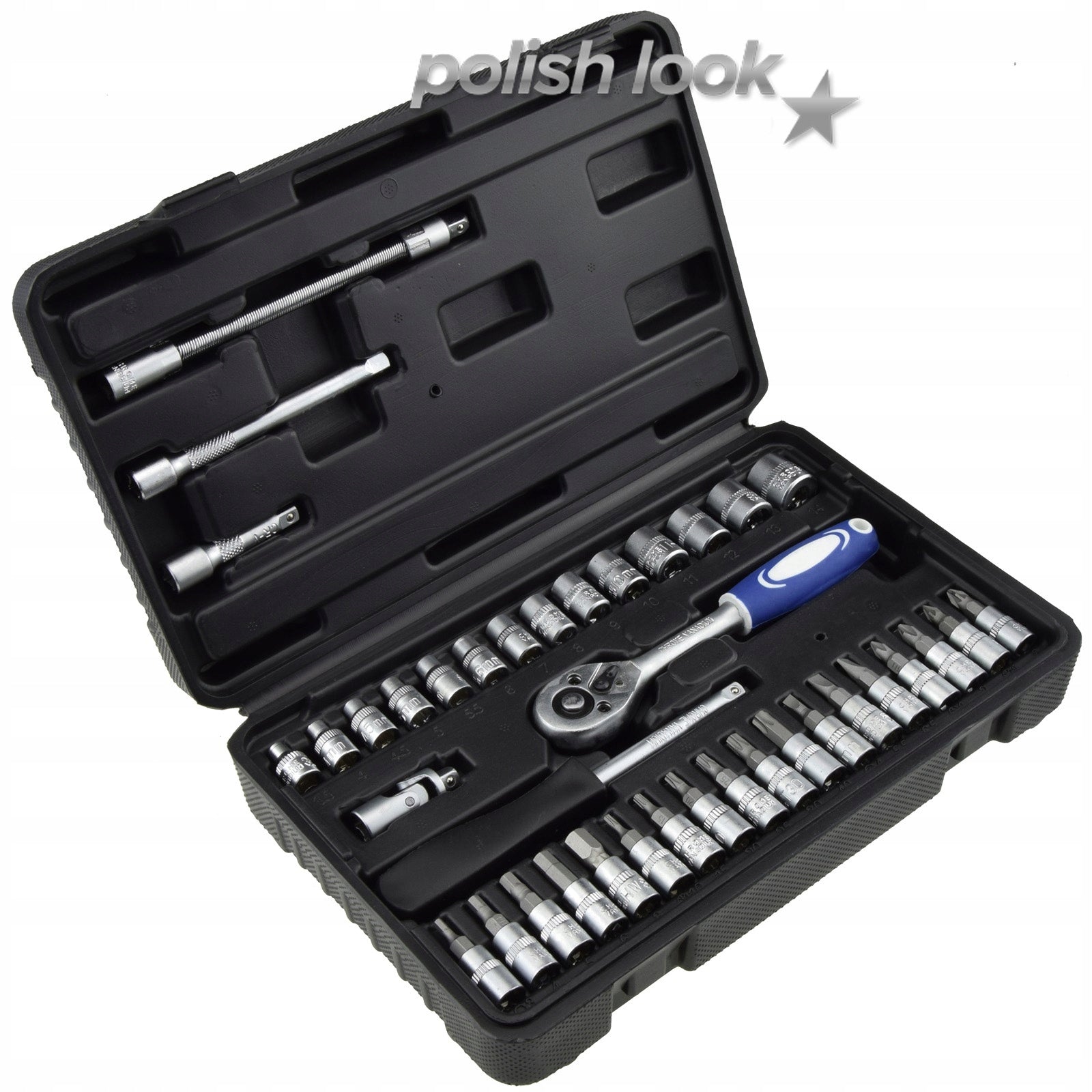 Bit socket wrench set ratchet adapters socket wrenches 1/4 38el Brand PolishLook
