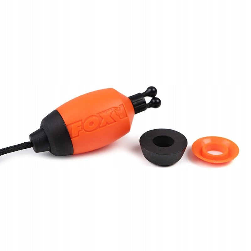 Bite Alarm Illuminated Fox Black Label Dumpy Halo Bobbin Blue Packaging status original