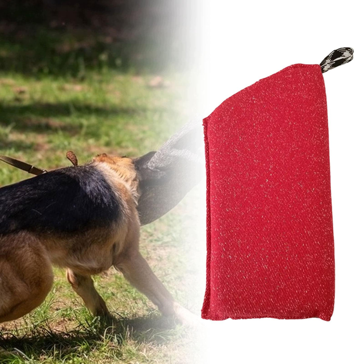 Bite Sleeve Protection Professional Dog Bite Arm Sleeve Tear red white