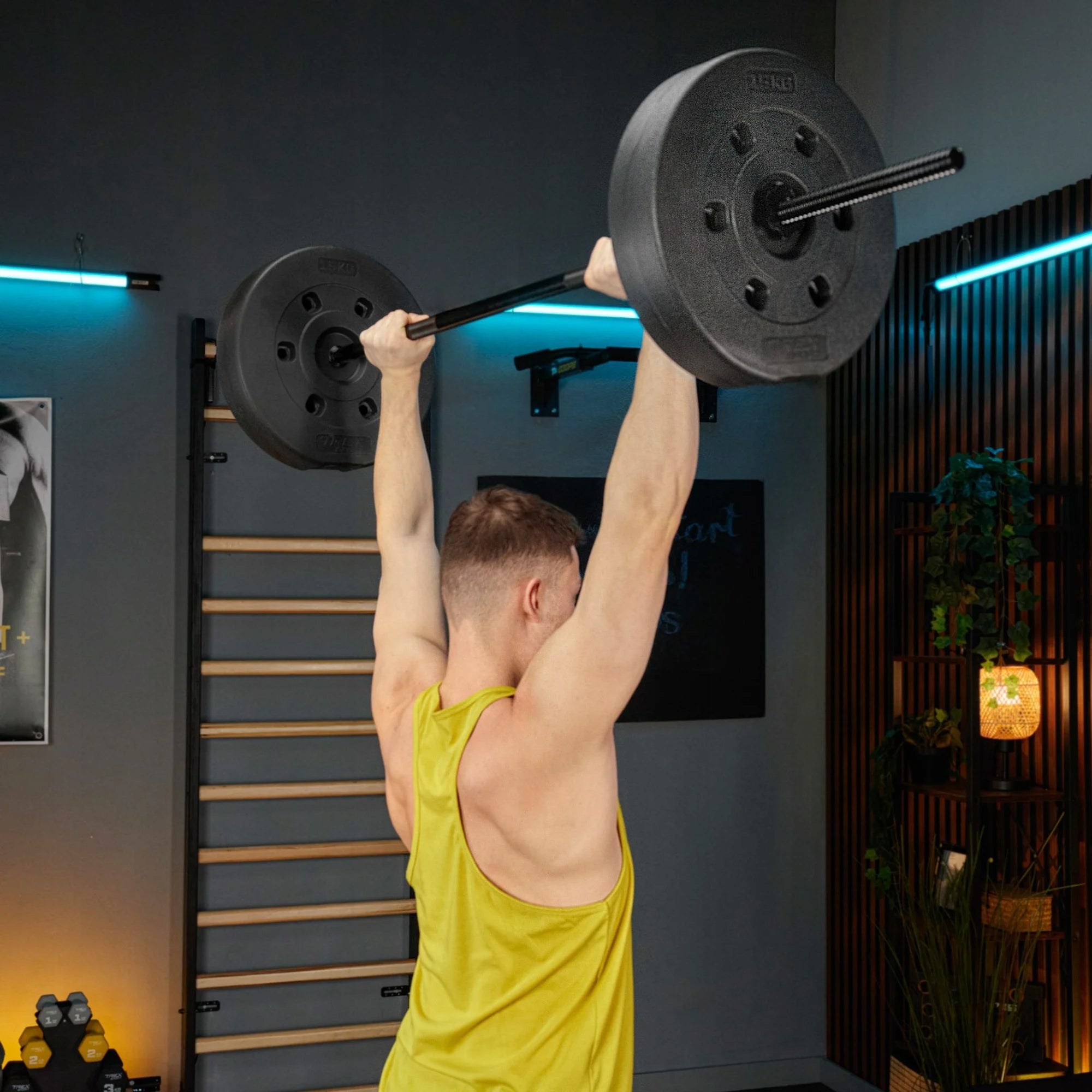 Bituminous load 15kg plate disc for composite barbells Trex Sport Number of pieces in the set 1