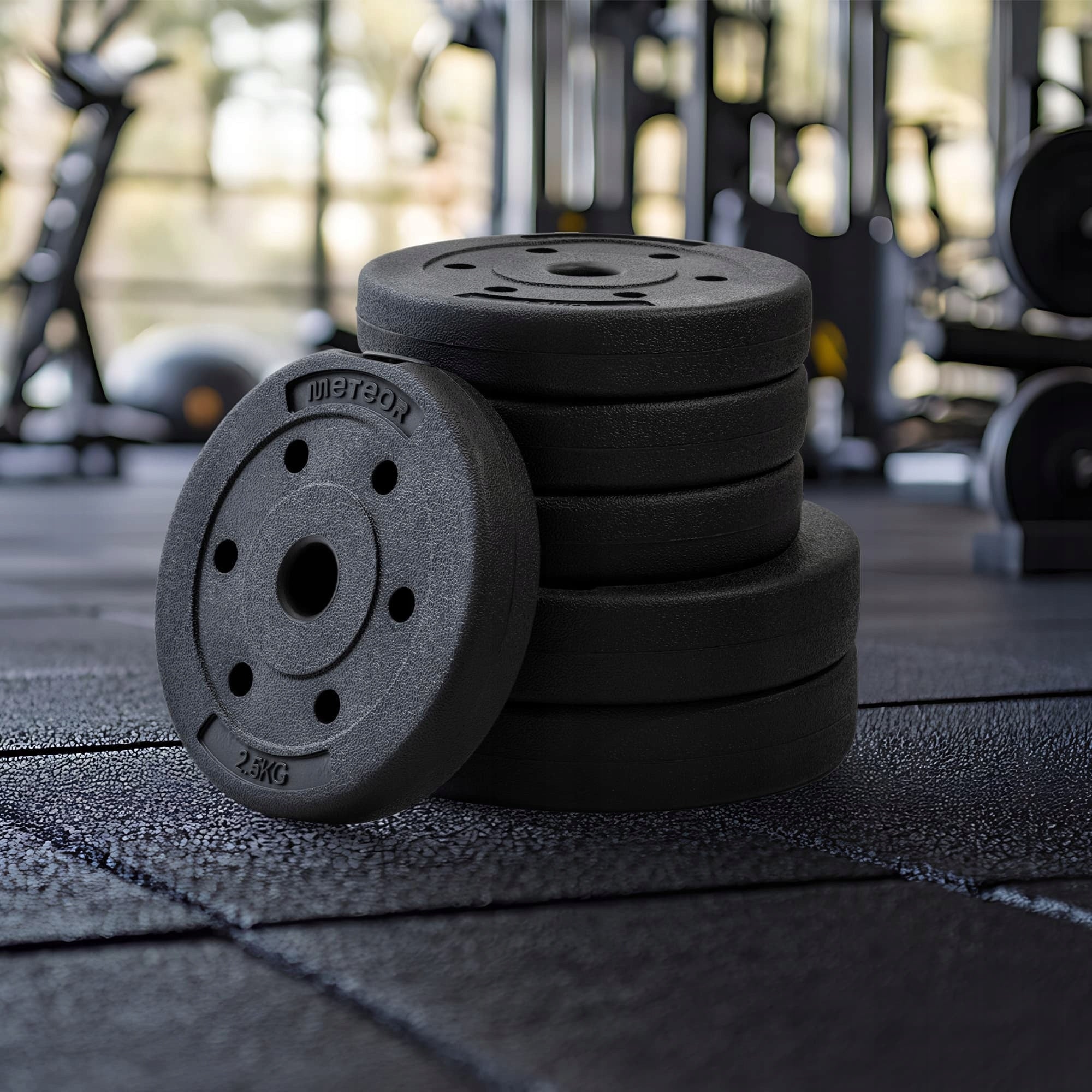Bituminous load set bituminous plates for barbell weights 20 kg Manufacturer code 17672