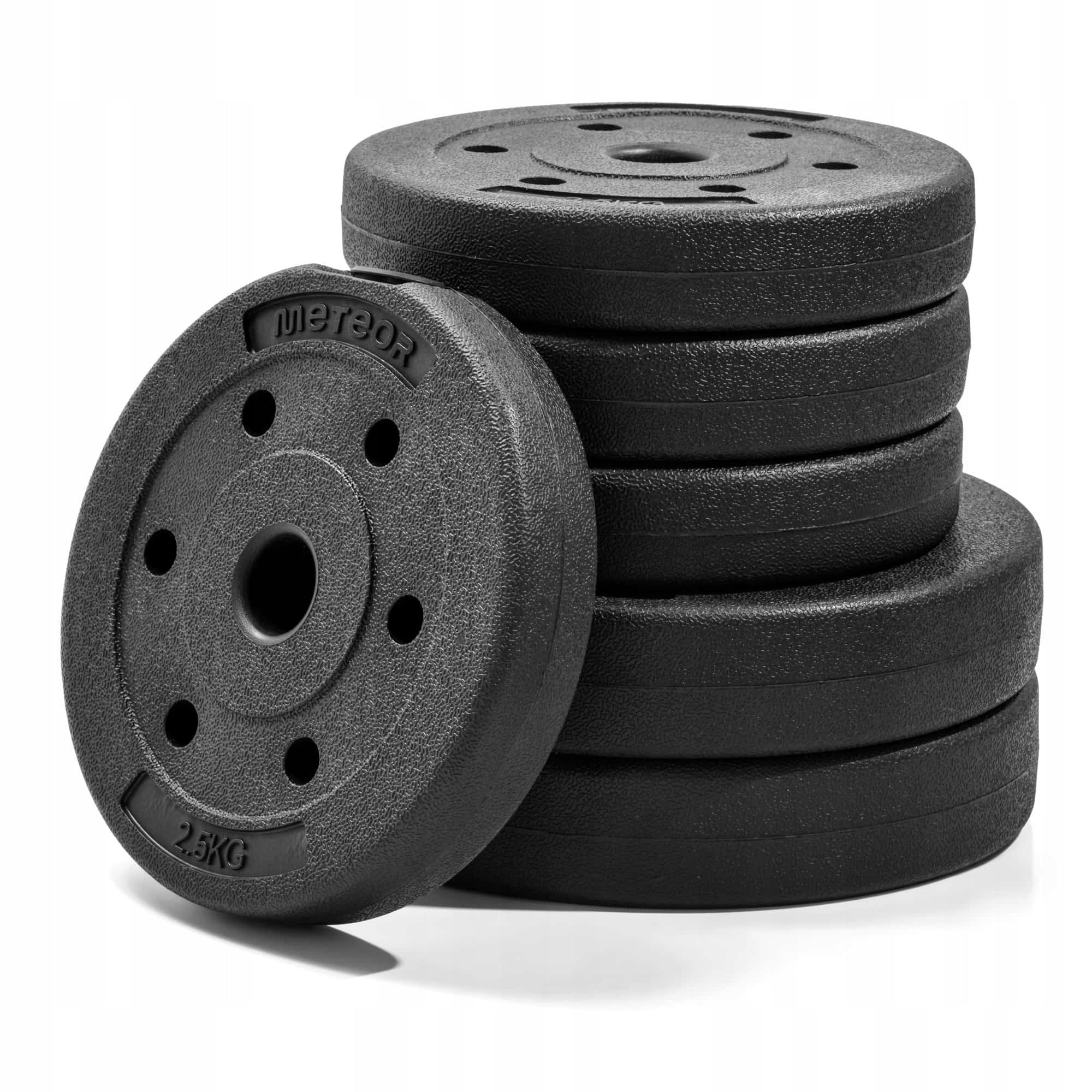 Bituminous load set bituminous plates for barbell weights 20 kg