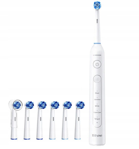 Bitvae R2 rotary toothbrush with tip set