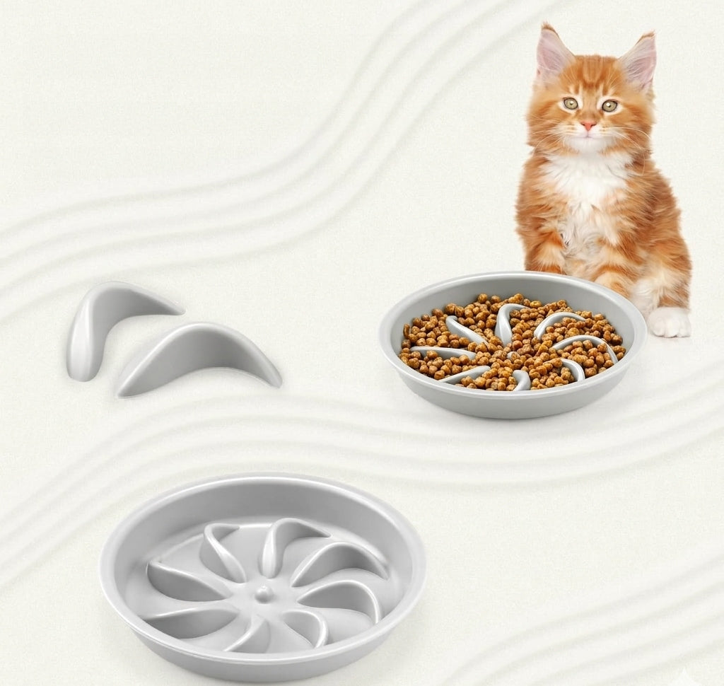 Biubiucat Elevated Cat/Dog Food Slowing Bowl Manufacturer code 13m-22