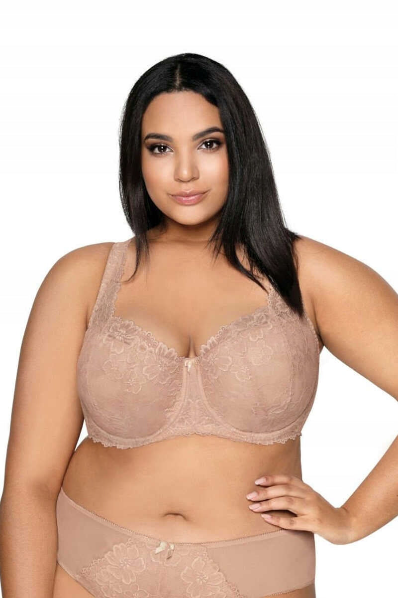 Gepolsterter BH für Damen, beige 