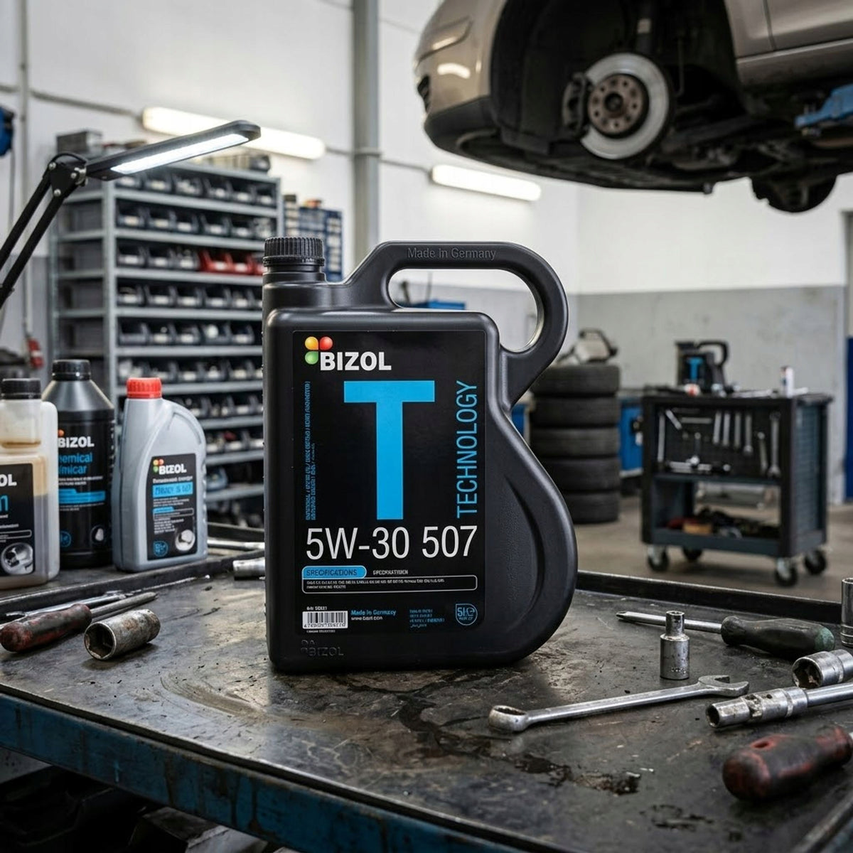Bizol Oil 5W30 Technology C3 507 Engine 5L MB 229.51/229.52, API SN/CF Packaging status original