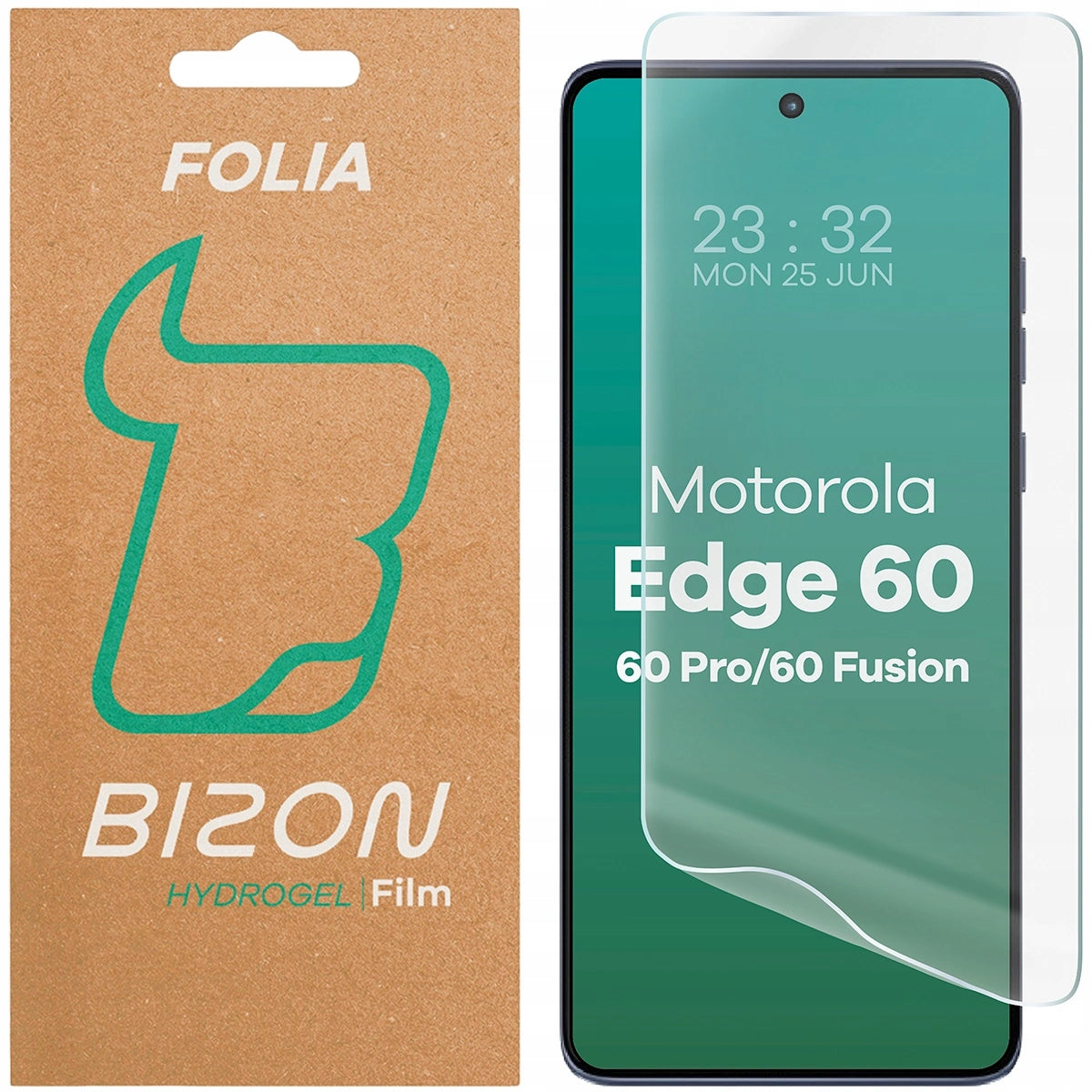 Bizon Hydrogel Film for Motorola Edge 60/60 Pro/60 Fusion, 1 Pack