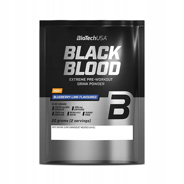 Black Blood NOX+ - 20 g áfonya-lime