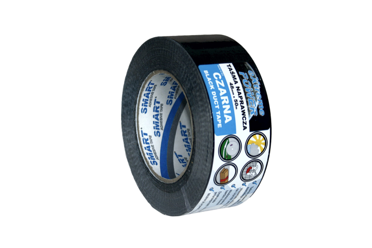Black DUCT TAPE SMART Mounting Repair Tape Brand Smart