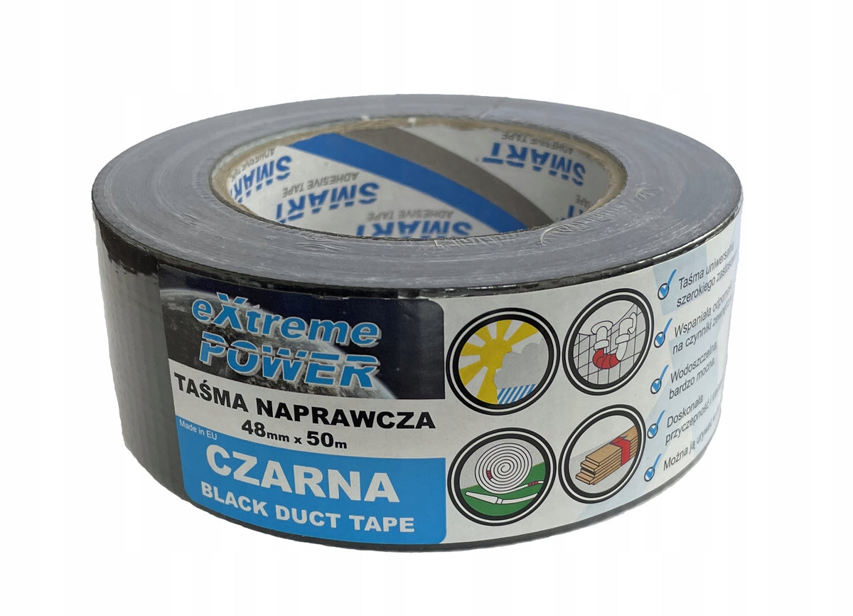 Black DUCT TAPE SMART Mounting Repair Tape