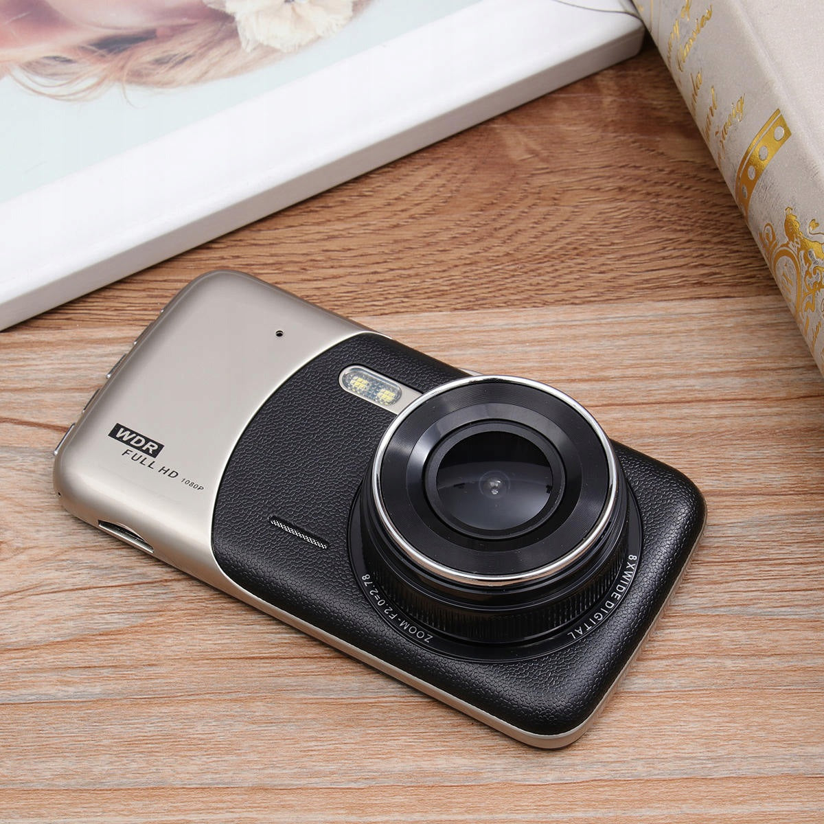 Black Dash Cam Camera with 170° Wide Angle, Night Vision & Emergency Lock Model 2925911257398