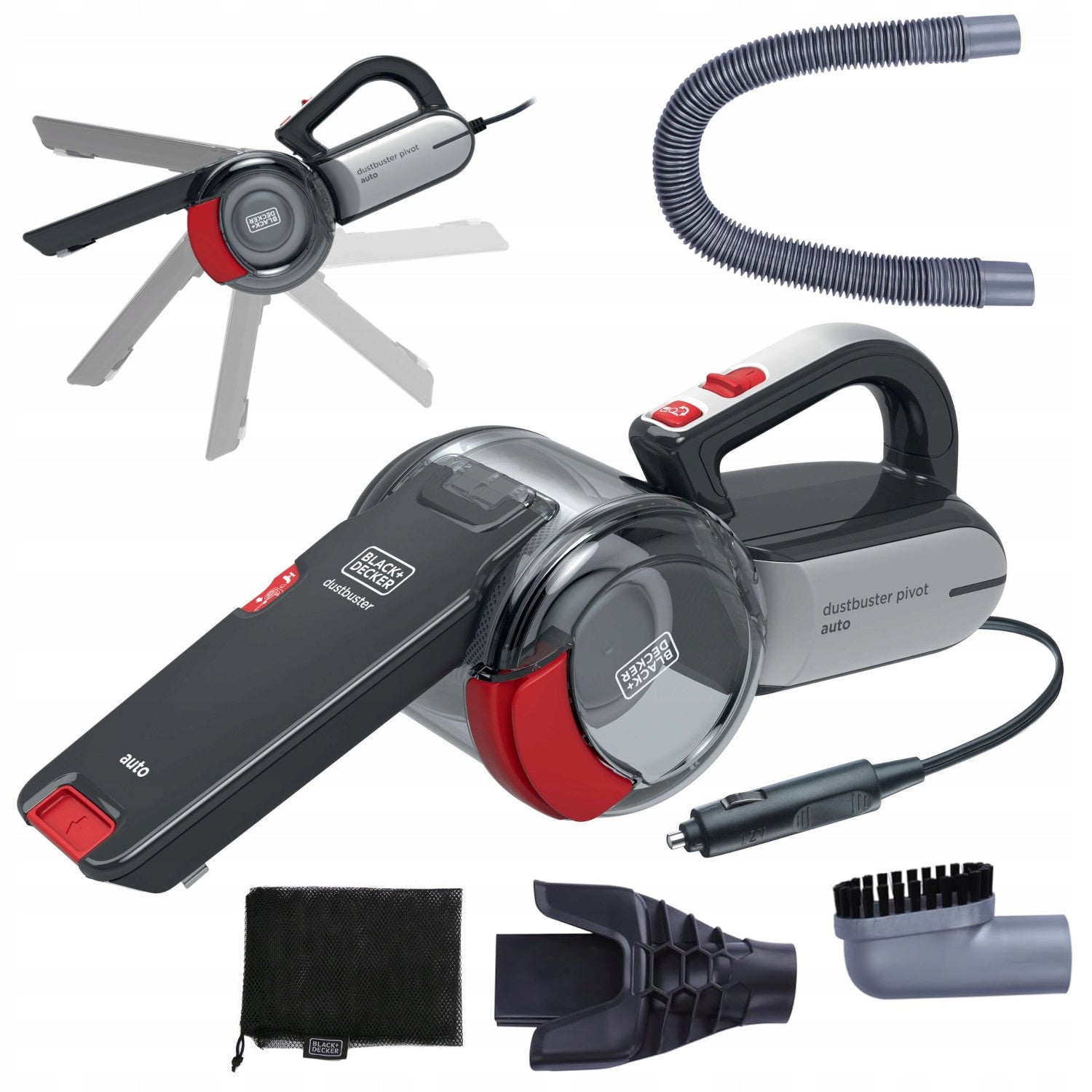 Black Decker 12V PV1200AV Cigarette Lighter Car Vacuum Cleaner