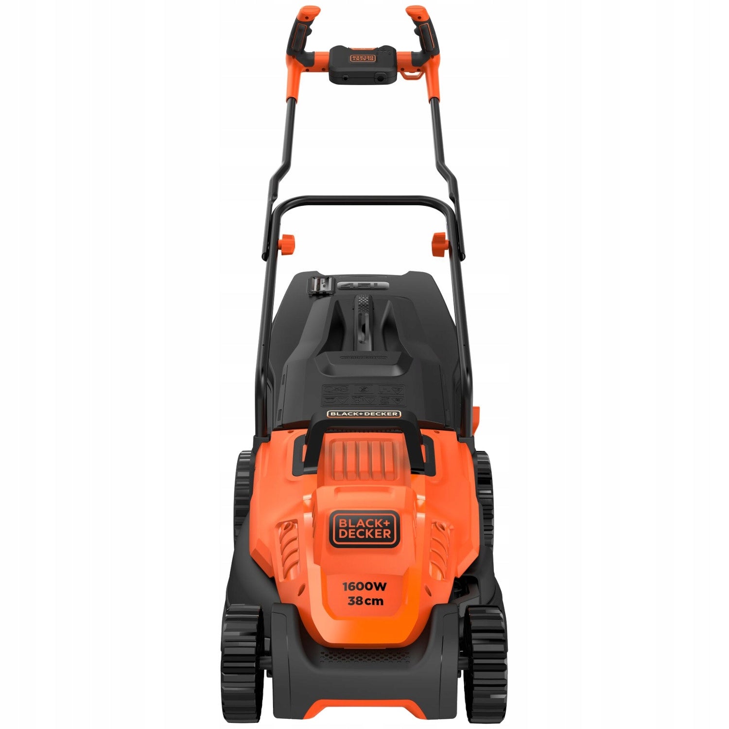 Black Decker Network lawn mower 1600W 38cm BEMW471BH with basket Series BEMW471BH