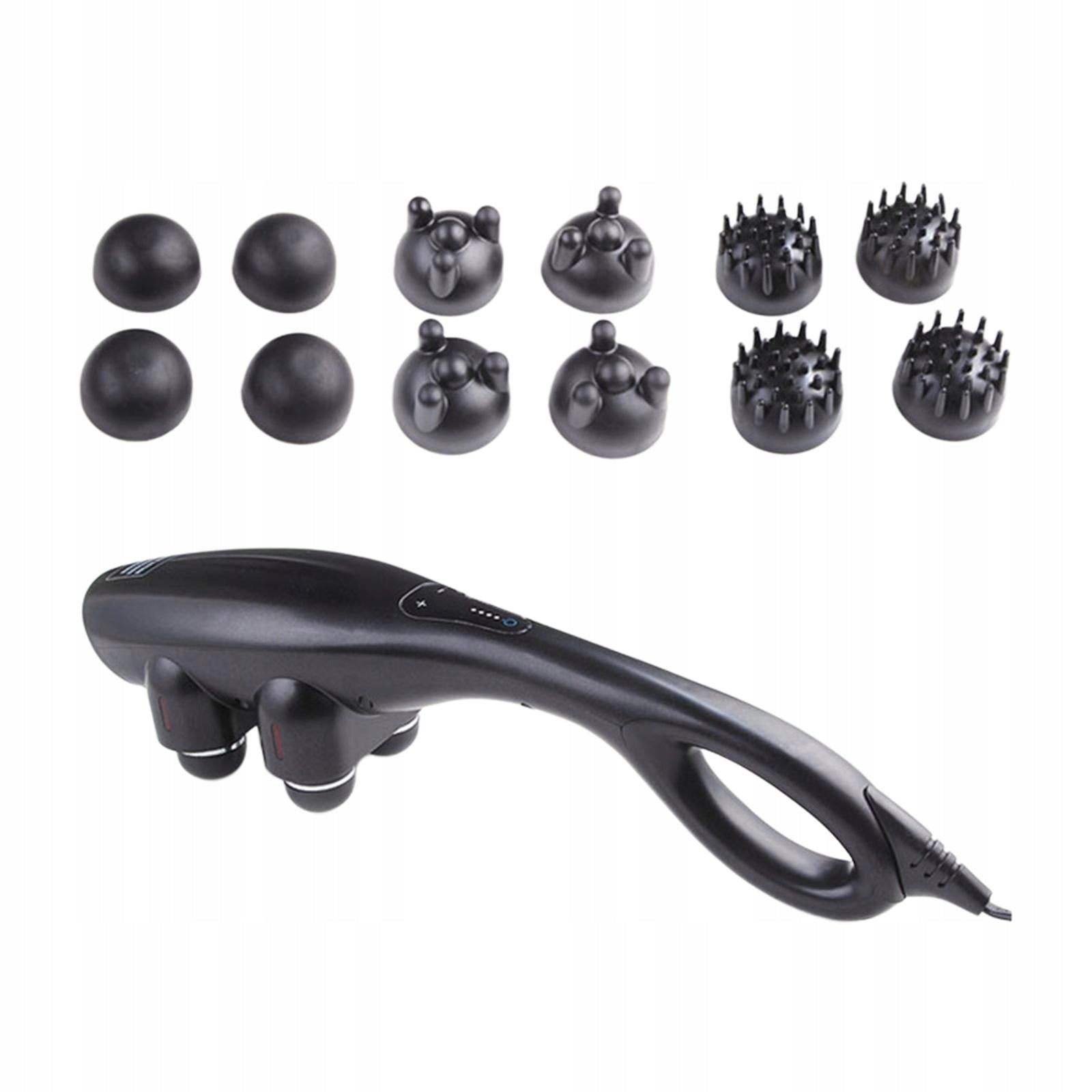 Black Electric Massage Machine Handheld Neck Back Massage Low Level Brand no brand